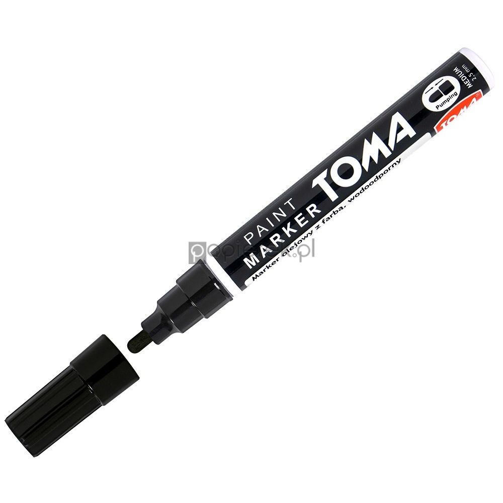 Marker olejowy czarny Toma 2.5mm TO-440