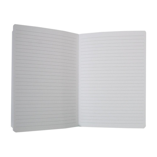 Brulion z gumką 13 x 18 cm w linię 120k MFP koliber