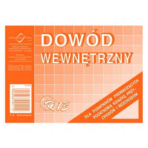 Druk dowód wewnętrzny A6 50 kartek