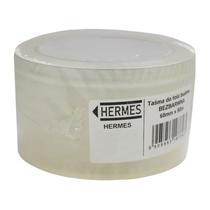 Taśma do sklejania folii budowlanych 60 mm x 50m Hermes