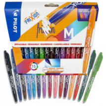 Pióro kulkowe Frixion Pilot 0,7 mm 15 kolorów komplet