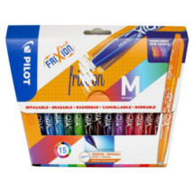 Pióro kulkowe Frixion Pilot 0,7 mm 15 kolorów komplet
