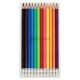 Kredki ołówkowe z gumką ścieralne 12 kolorów Bambino
