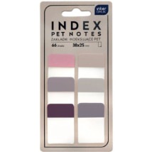 Zakładki indeksujące Intedruk Pet Nude 38x25 mm