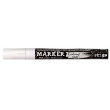 Marker kredowy Strigo biały 1 szt.