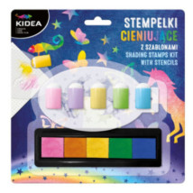 Stempelki cieniuące z szablonami Kidea