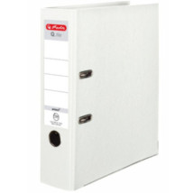 Segregator A4 8cm PP biały Q file Herlitz
