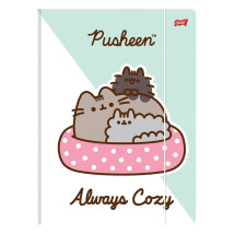 Teczka szkolna z gumką A4 Pusheen