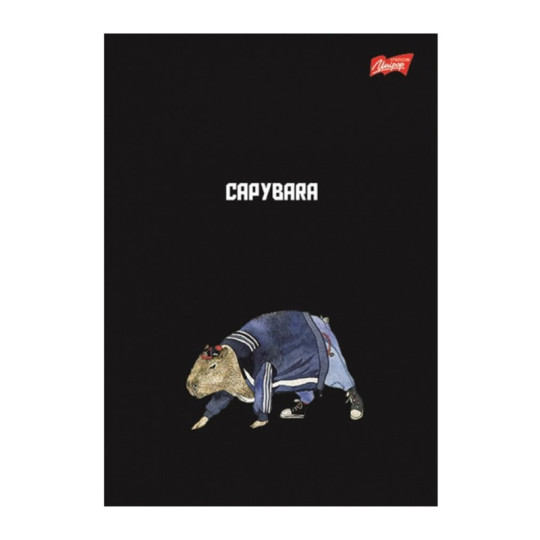 Zeszyt w kratkę A5/60k Capybara Unipap