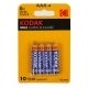 Baterie alkaiczne Kodak AAA x 4 szt. 