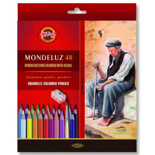 Kredki akwarelowe Mondeluz Koh-I-Noor 48 kolorów