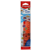 Linijka Stick Art 15cm z naklejkami Maped