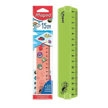 Linijka Stick Art 15cm z naklejkami Maped