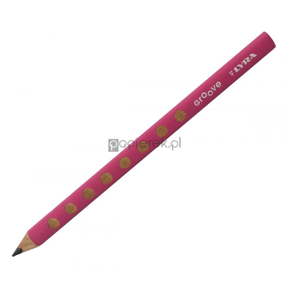Ołówek Lyra Groove różowy gruby