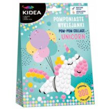 Zestaw kreatywny Pomponiaste wyklejanki Unicorn Jednorożec Kidea