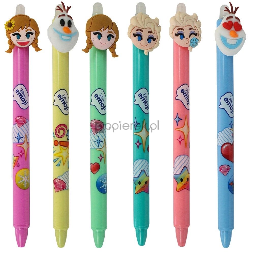 6 x Długopis automatyczny wymazywalny Disney Frozen