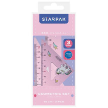 Zestaw geometryczny 3 elementy Unicorn Starpak