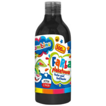 Farba plakatowa w butelce Bambino 500 ml czarna