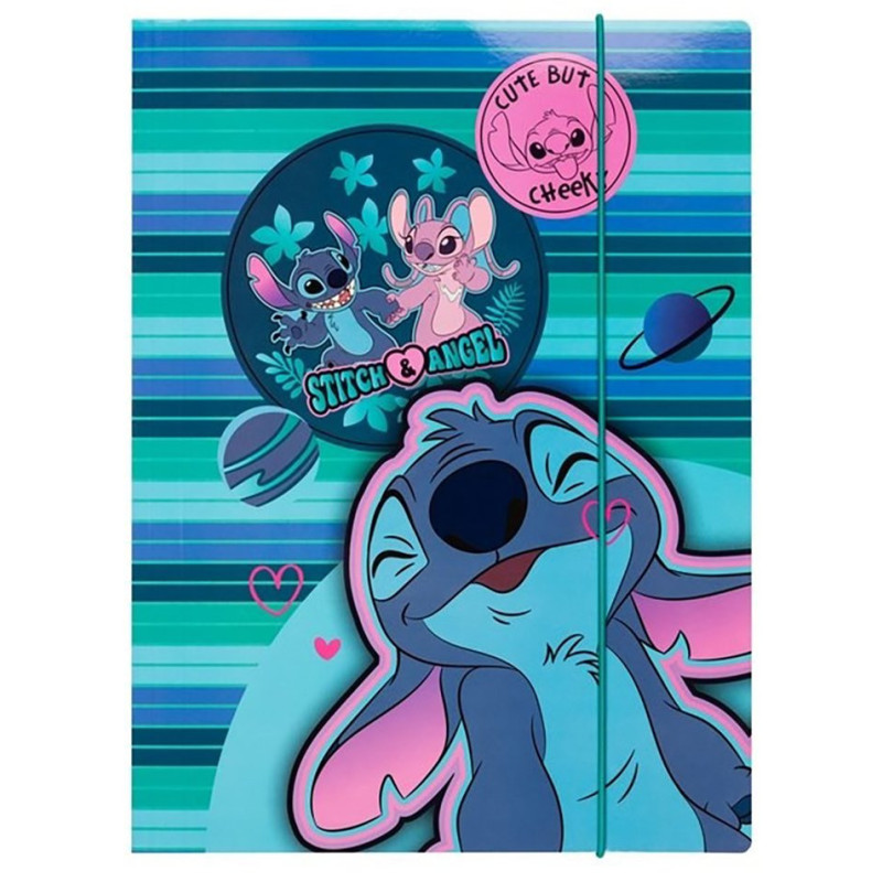Teczka szkolna z gumką A4 Lilo i Stitch CoolPack