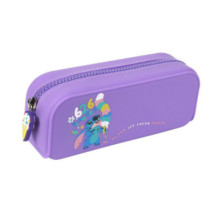 Piórnik silikonowy 1 zamek Stitch fiolet CoolPack