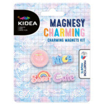 Magnesy na lodówkę tablicę Charming 4 sztuki Kidea