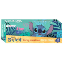 Farby plakatowe Lilo i Stitch 12 kolorów 20ml