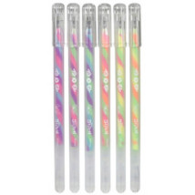 Długopis żelowy wielokolorowy Stitch pastel 6 szt.