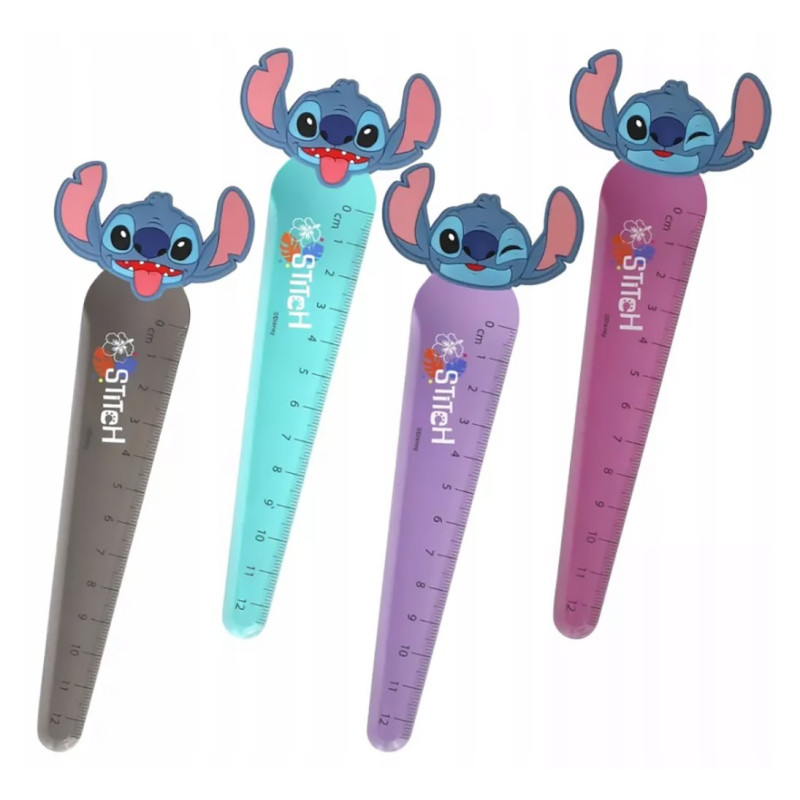 Linijka z figurką Stitch 12 cm