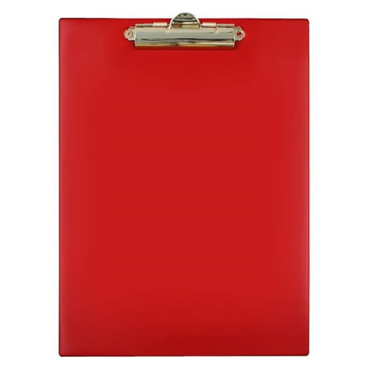 Podkładka deska z klipsem czerwona A4 Clipboard