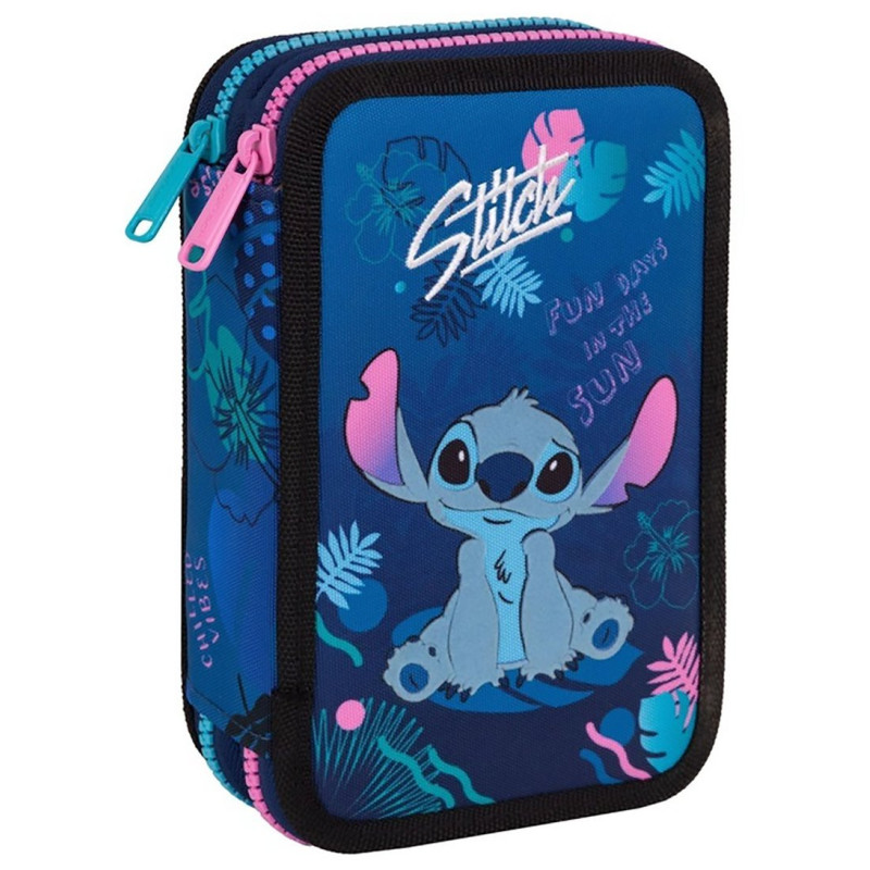 Piórnik z wyposażeniem 2-komorowy Disney Jumper 2 Stitch