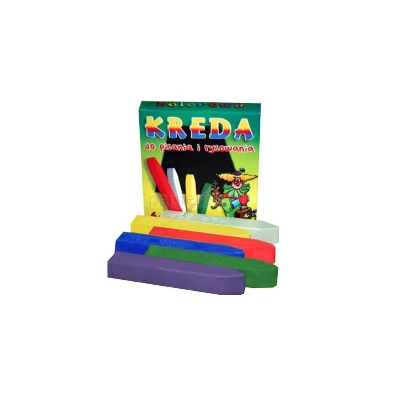 KREDA KOLOROWA 6 SZTUK MAR-BOR