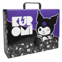 Teczka szkolna z rączką A4 XL KUROMI czarna