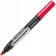 Marker permanentny czerwony Centropen 2,5mm