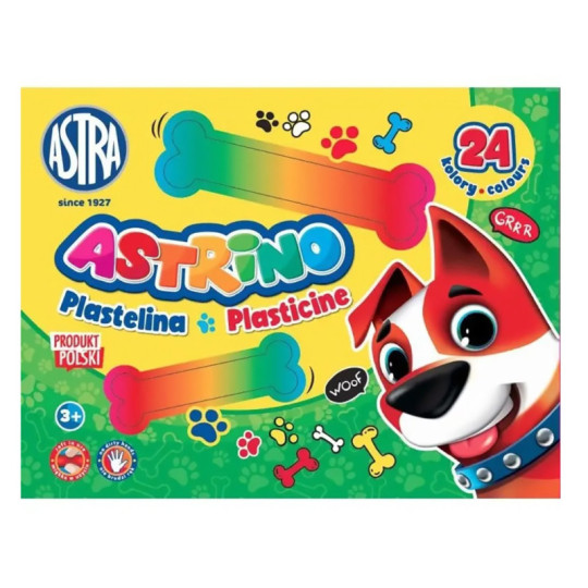 Plastelina szkolna Astrino astra 24 kolory