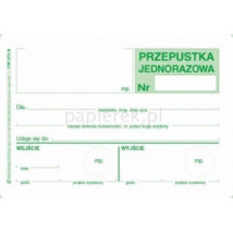 PRZEPUSTKA JEDNORAZOWA M&P 571-9