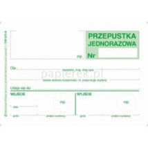 PRZEPUSTKA JEDNORAZOWA M&P 571-9
