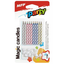 Świeczki do tortu MFP Magic 10 szt. 6cm