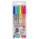 Długopisy kolorowe fluo 6 kolorów 
