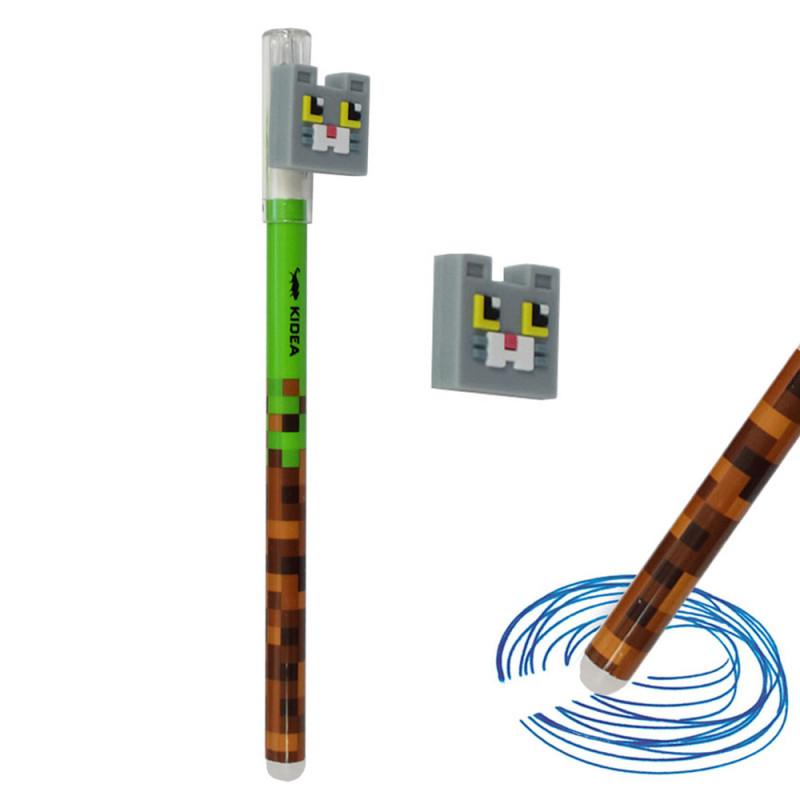 Długopis ścieralny Kidea Minecraft Pixele