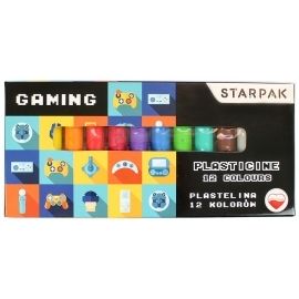 Plastelina 12 kolorów Pixel Game Starpak