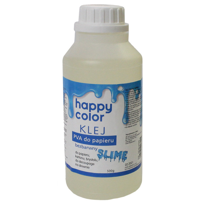 Klej do papieru Slime PVA - Happy Color - 500 ml