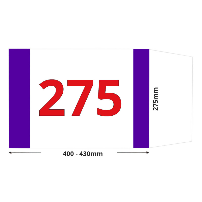 Okładka na książki regulowana 275mm x 400-430mm