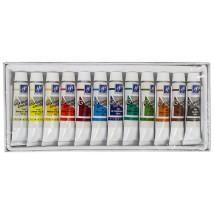 Farby gwasze w tubie 12 kolorów 12 ml