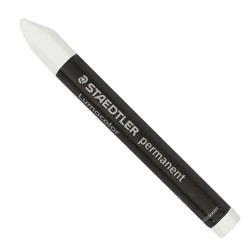 Kreda na metal drewno biała Staedtler