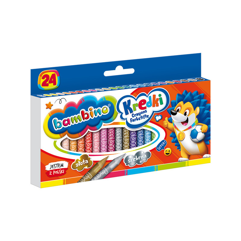 Kredki świecowe Bambino 24 kolory