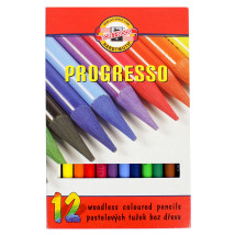 Kredki bezdrzewne Progresso - Koh-I-Noor - 12 szt.