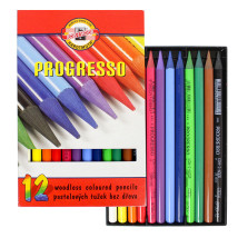 Kredki bezdrzewne Progresso - Koh-I-Noor - 12 szt.