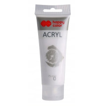Farba akrylowa biel tytanowa Happy Color nr 0, 75 ml