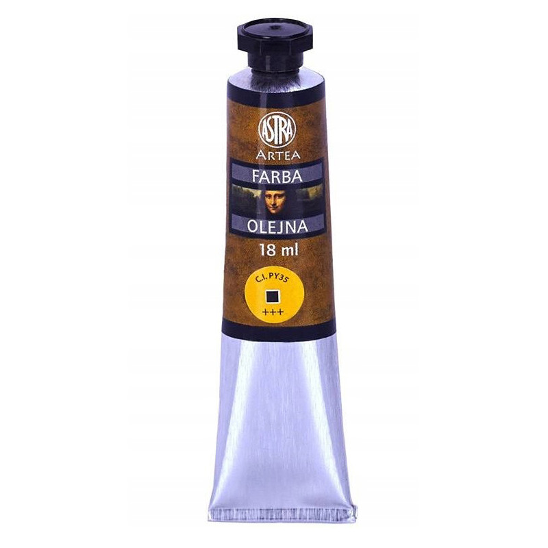 Farba olejna Astra Artea tuba kadium żółty 18ml