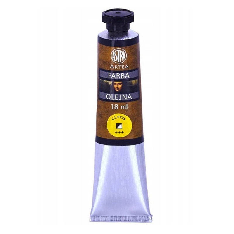 Farba olejna Astra Artea tuba kadium cytrynowy 18ml